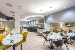 Interieurfotografie in der Gastronomie. VIP-Lounge in Hamburg