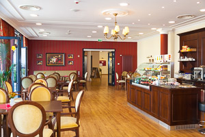 Innenarchitekturfotografie in der Hotelerie. Bistro in einem Hamburger Hotel.