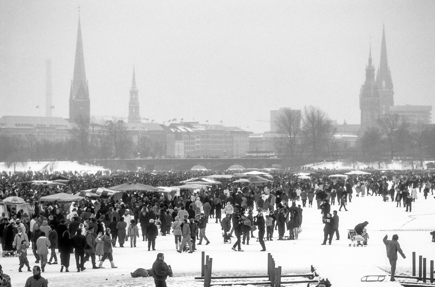 Alstereisvergnügen, 1991, Hamburg Alstereisvergnügen, 1991, Hamburg